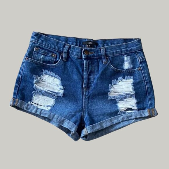 Forever 21 Pants - GUC Distressed High Waisted Shorts